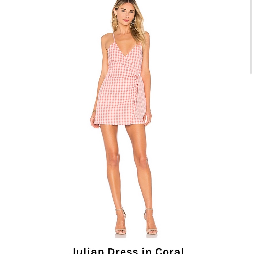 Lovers + Friends gingham mini dress